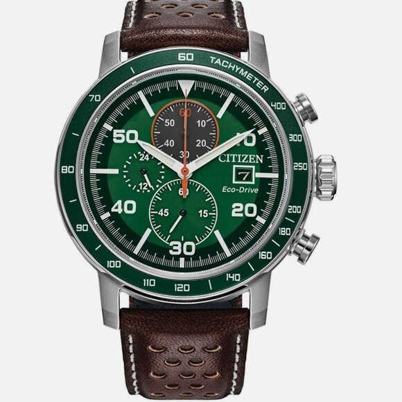 Citizen Men´s Brycen Chronograph Date Brown Eco-Drive...